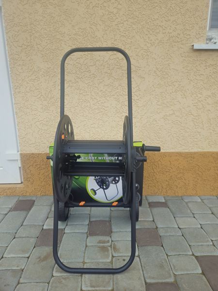 Тележка для поливочного шланга металлическая Metal hose reel 1/2" (100 метров) 3901 фото
