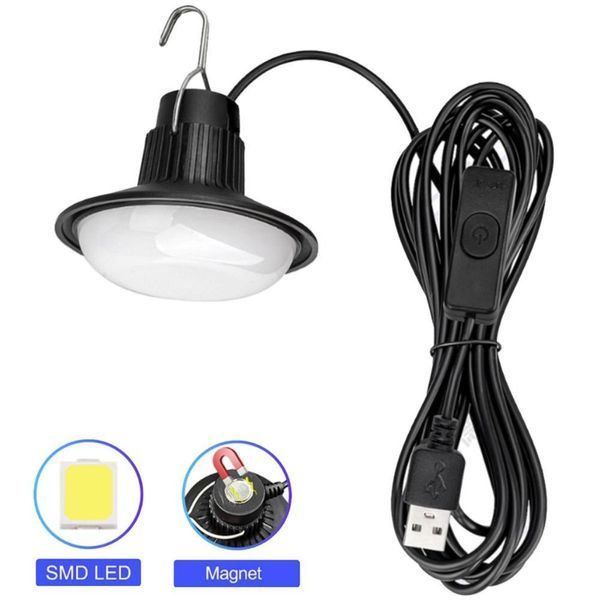 Светодиодная LED лампа 118L-19SMD, кабель 2.9 м, крюк, магнит, питание от USB (Yajia) 10881 фото