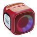 Bluetooth колонка TG359 з RGB підсвічуванням, FM-радіо, speakerphone, 15 Вт, Red 9963 фото 1