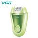 Епілятор VGR GREEN 2 в 1 V-758 з 2 насадками - для обличчя та тіла, зручний та ефективний 9237 фото 2