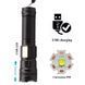 Фонарь BL-5626/6526-GT100+COB (white+red), power bank, 1x18650, zoom, ЗУ Type-C 9089 фото 6