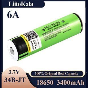 Акумулятор 18650, LiitoKala NCR 34B-JT, 3400mAh 8950 фото