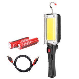Фонарь кемпинг ZJ-8859-COB-3, ЗУ micro USB, 2x18650, магнит, крюк 8868 фото