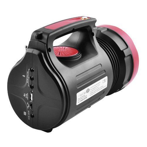 Ліхтар переносний Luxury 1908, 10W+22LED, FM радіо, power bank, TF card, со. панель (Yajia) 7528 фото