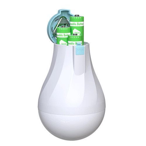 Світлодіодна LED лампочка з акумулятором Yajia AP-2918, 30W, E27, 3x18650 10076 фото