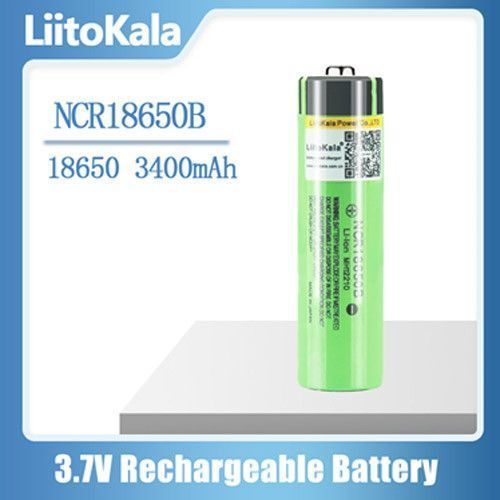 Аккумулятор 18650, LiitoKala NCR 34B-JT, 3400mAh 8950 фото