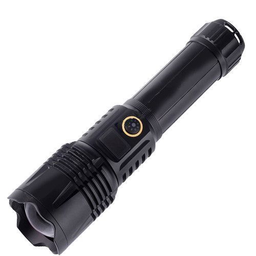 Ліхтар PLD-501 WHITE LASER LED PM10-TG, 1х26650, power bank, Waterproof, індикація заряду, ЗУ Type-C, zoom 9509 фото