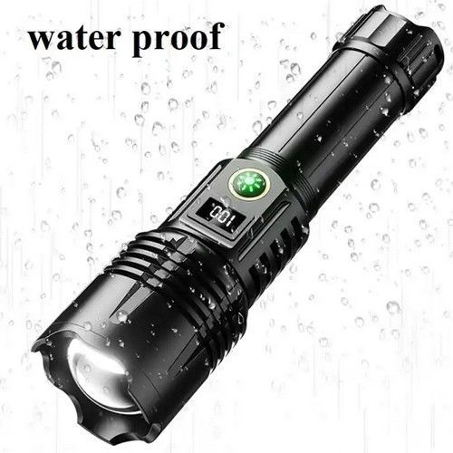 Ліхтар PLD-501 WHITE LASER LED PM10-TG, 1х26650, power bank, Waterproof, індикація заряду, ЗУ Type-C, zoom 9509 фото
