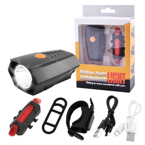 Ліхтар велосипедний BSK-178-1-LM, STOP-5SMD, ЗУ micro USB, вбудований акумулятор 7649 фото