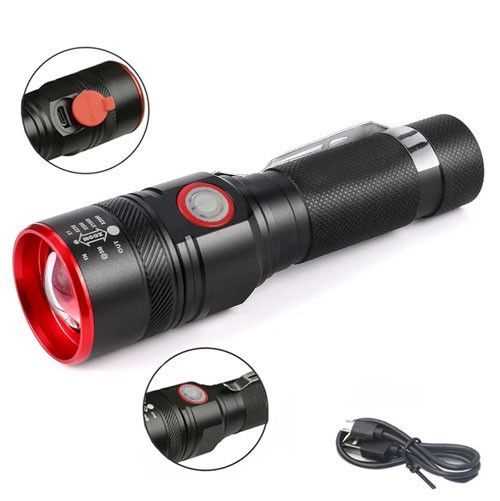 Ліхтар BL-736A-T6, 1х18650, затискач, zoom, ЗП microUSB 9140 фото