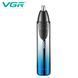 Триммер VGR 2 в 1 V-619 BLUE: триммер для носа и шейвер 11309 фото 2