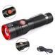 Ліхтар BL-736A-T6, 1х18650, затискач, zoom, ЗП microUSB 9140 фото 2