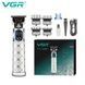 Тример VGR V-942 White машинка для стрижки волосся та бороди, 4 насадки, LED дисплей, 240 хв роботи 11205 фото 1