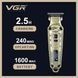 Триммер VGR V-901 с LED-дисплеем и 4 насадками для бороды и стрижки 10535 фото 2