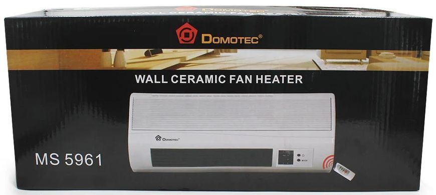 Тепловентилятор настінний Domotec MS-5961 2000 ВТ 5961 фото