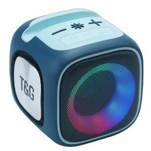 Bluetooth колонка TG359 з RGB підсвічуванням, FM-радіо, speakerphone, 15 Вт, Blue 9962 фото
