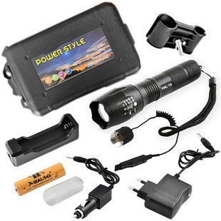 Ліхтар Police Q1831-T6 підствольний, виносна кнопка, 1x18650/3xAAA, zoom, ЗУ 220V/12V 2298 фото