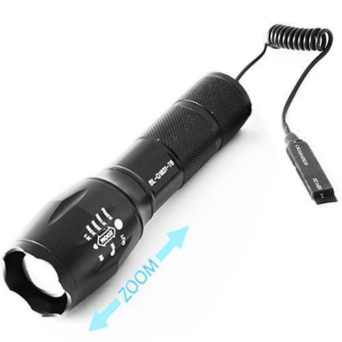 Ліхтар Police Q1831-T6 підствольний, виносна кнопка, 1x18650/3xAAA, zoom, ЗУ 220V/12V 2298 фото