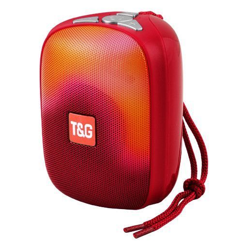 Bluetooth-колонка TG609, speakerphone, радио, red 8674 фото