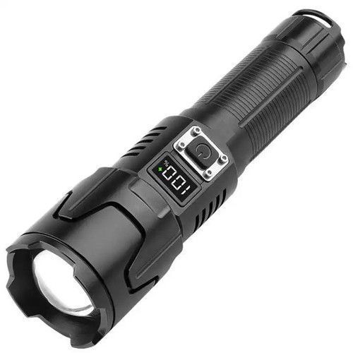 Фонарь PLD-2301 WHITE LASER LED PM30-TG, 1х18650/1х26650/3xAAA, power bank, индикация заряда, ЗУ Type-C, zoom 9508 фото