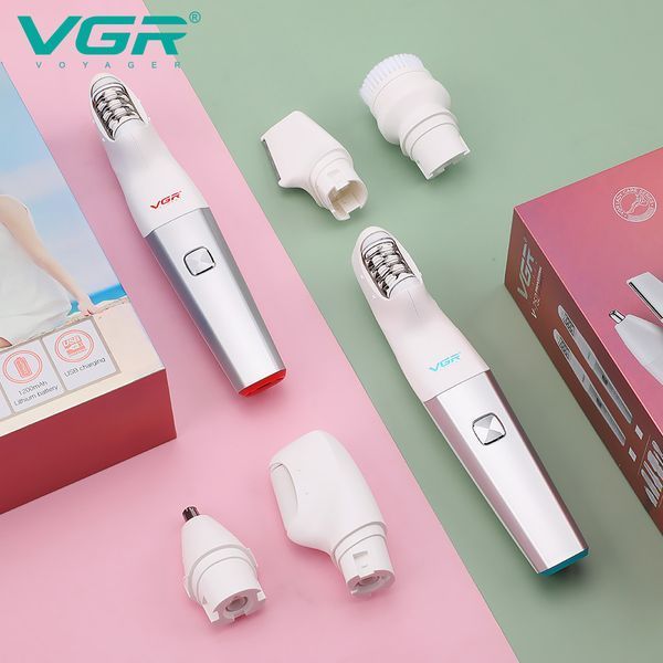 Эпилятор VGR 5 в 1 V-752 &mdash; многофункциональный набор с 5 насадками для лица и тела 10915 фото