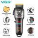 Машинка для стрижки VGR V-699 BLACK - 4 насадки, LED дисплей, акумуляторна 10529 фото 3