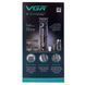 Акумуляторна машинка для стрижки (clipper) VGR V-904 GOLD, 4 насадки, 2000 mAh, LED display 11204 фото 8
