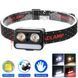 Ліхтар налобний 2069-XPG(white)+XPG(yellow)+5SMD(red), Motion Sensor, Li-Ion акумулятор, ЗУ Type-C 10897 фото 9
