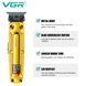 Акумуляторна машинка для стрижки (clipper) VGR V-904 GOLD, 4 насадки, 2000 mAh, LED display 11204 фото 9